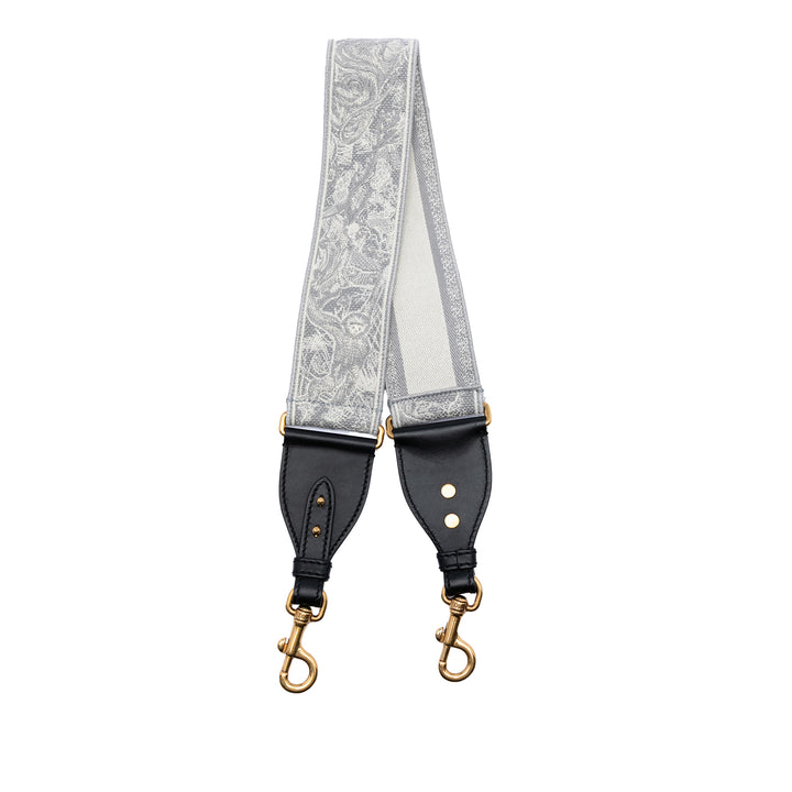 Dior Toile brodé Toile de Jouy Strap