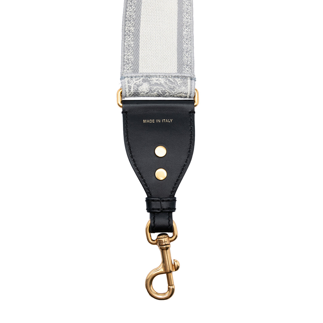 Dior Toile brodé Toile de Jouy Strap