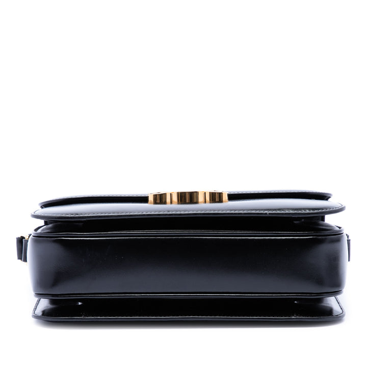 Celine Classique brillant Cuir de veau Triomphe Sac porté croisé