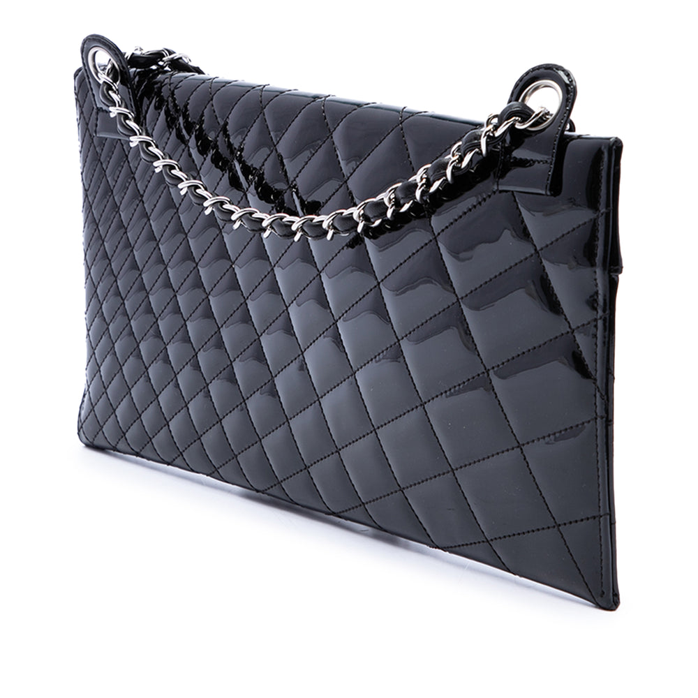 Chanel Matelassé Geometric Kaleidoscope Sac Noir – vue 2 – GABY PARIS