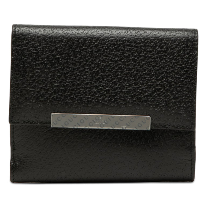 Gucci Textured Cuir Bifold Portefeuille