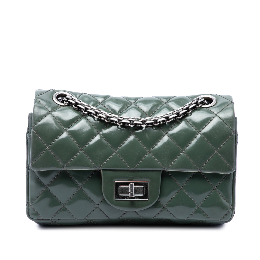 Chanel Matelassé Reissue 2.55 Double Compartment Rabat simple 224 Cuir