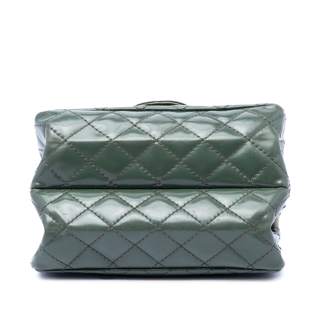 Chanel Matelassé Reissue 2.55 Double Compartment Rabat simple 224 Cuir