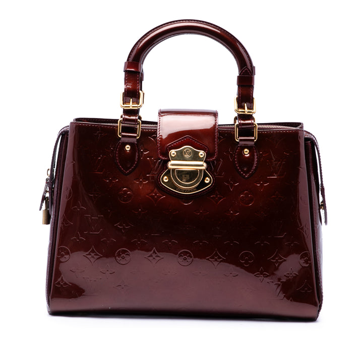 Louis Vuitton Melrose Avenue Cuir verni Monogram Rouge