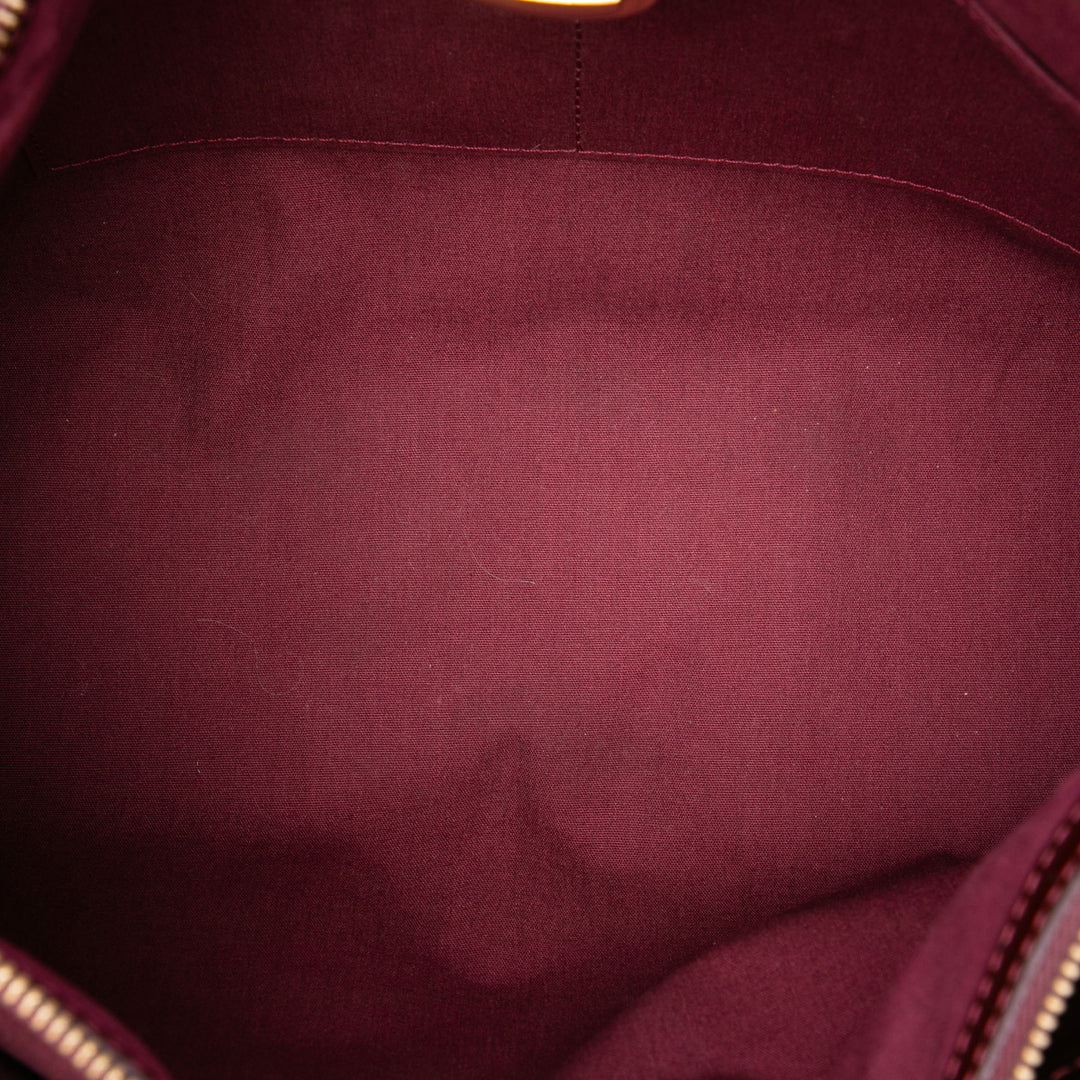 Louis Vuitton Melrose Avenue Cuir verni Monogram Rouge