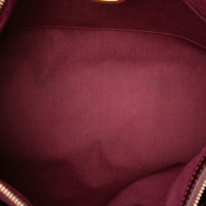 Louis Vuitton Melrose Avenue Cuir verni Monogram Rouge