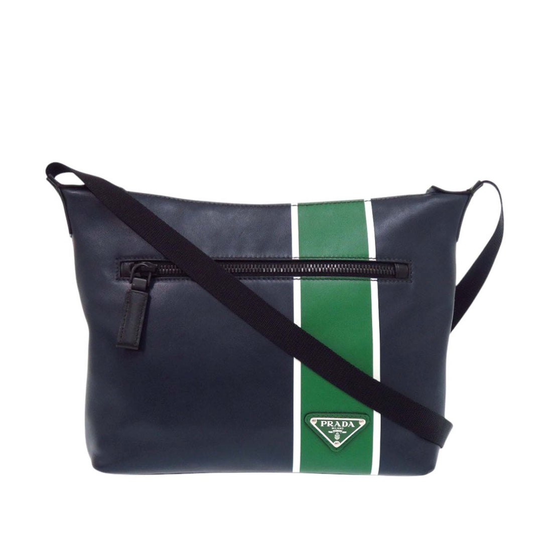 Prada Cuir Sac porté croisé