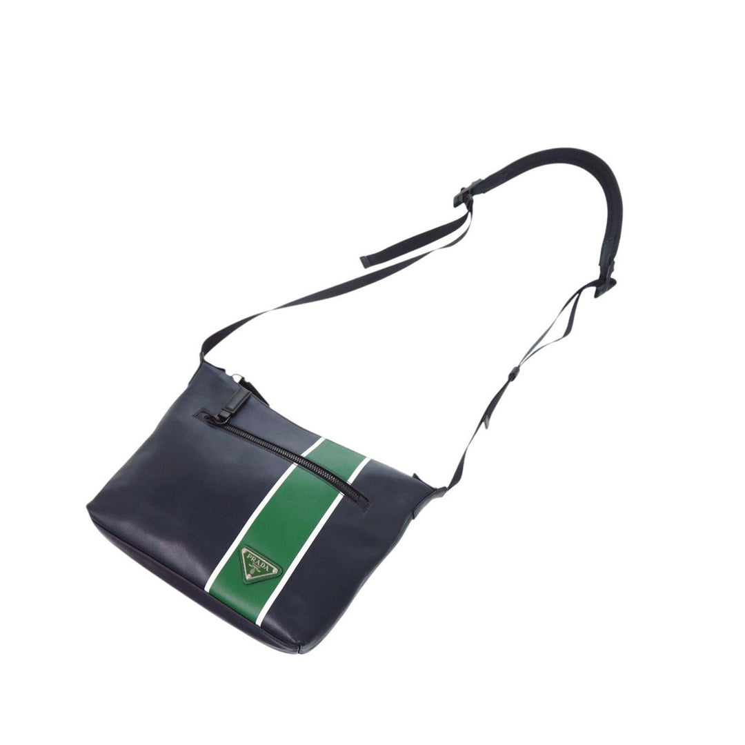 Prada Cuir Sac porté croisé