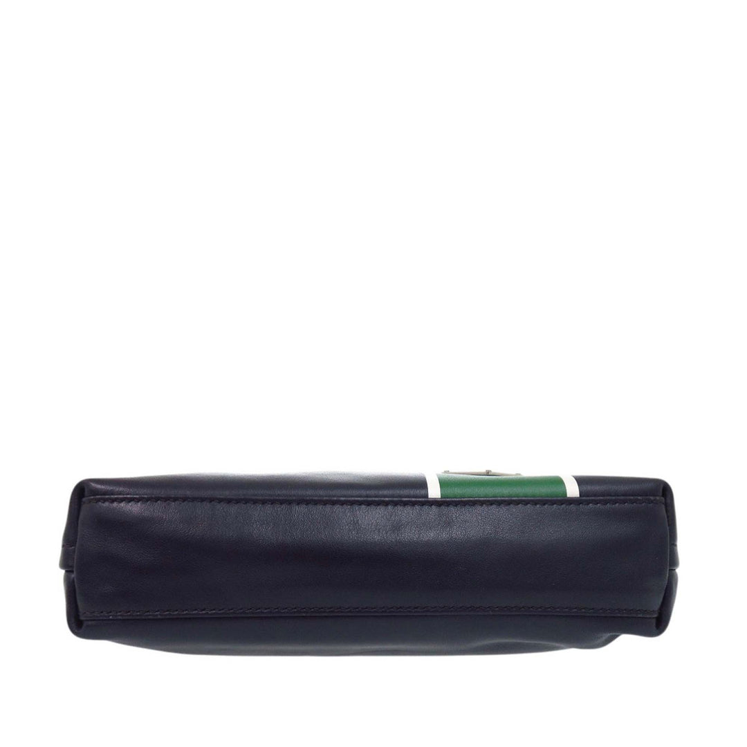 Prada Cuir Sac porté croisé
