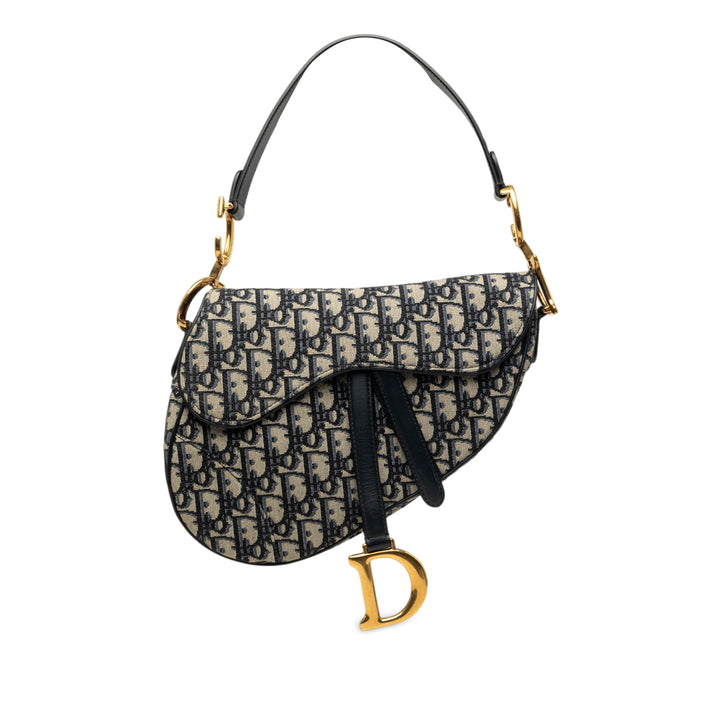 Saddle Sac Oblique Bleu