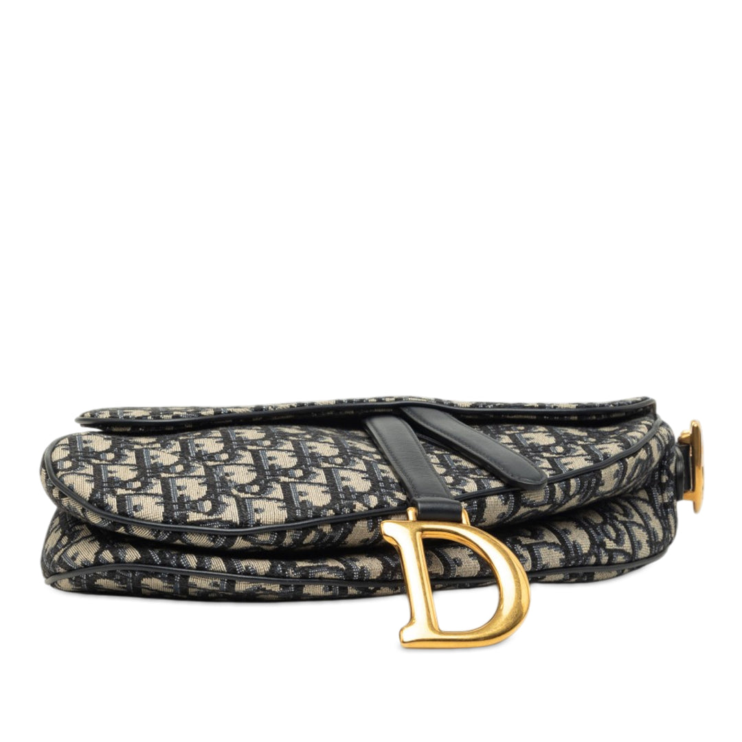 Saddle Sac Oblique Bleu