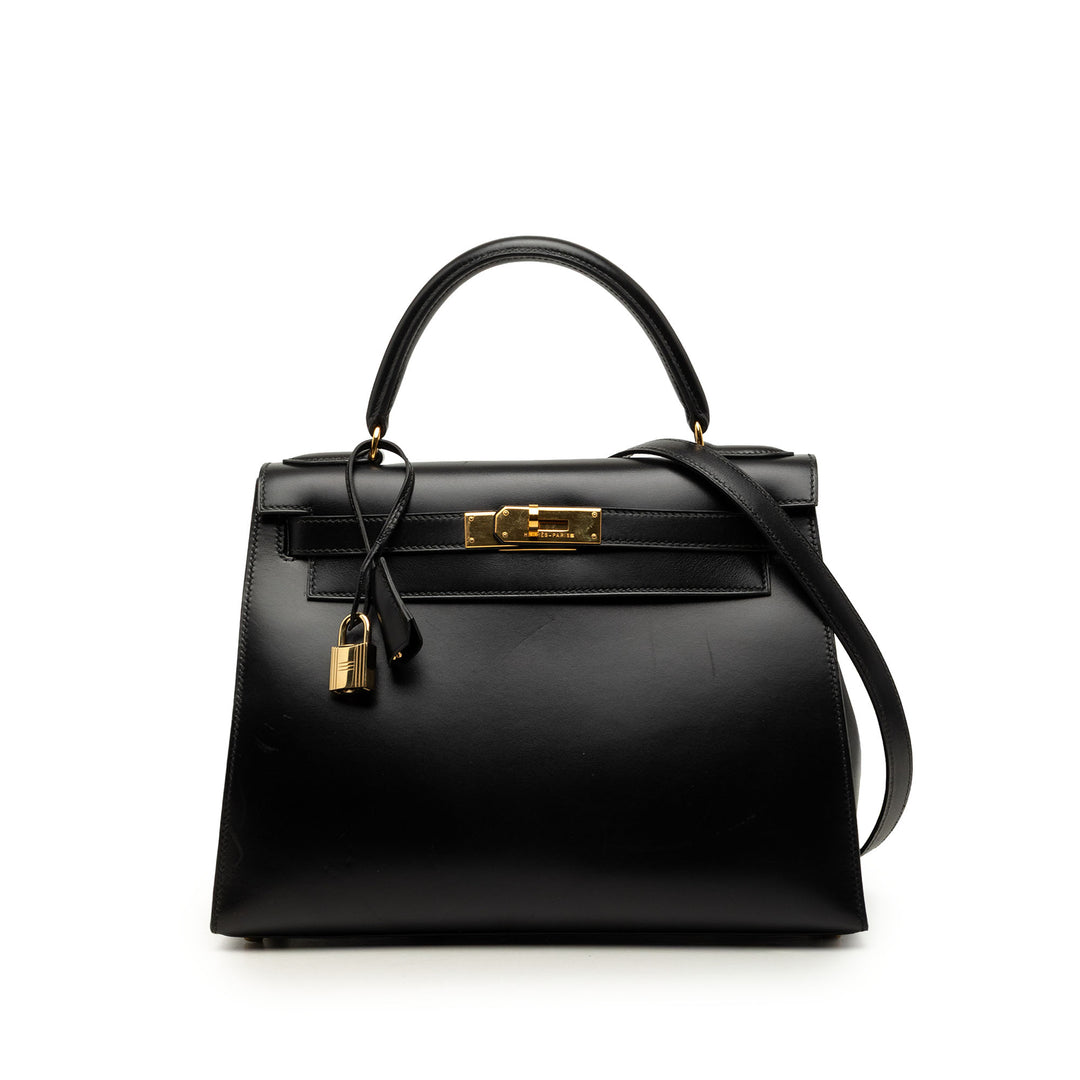 Box Veau Kelly Sellier 28 Box Noir