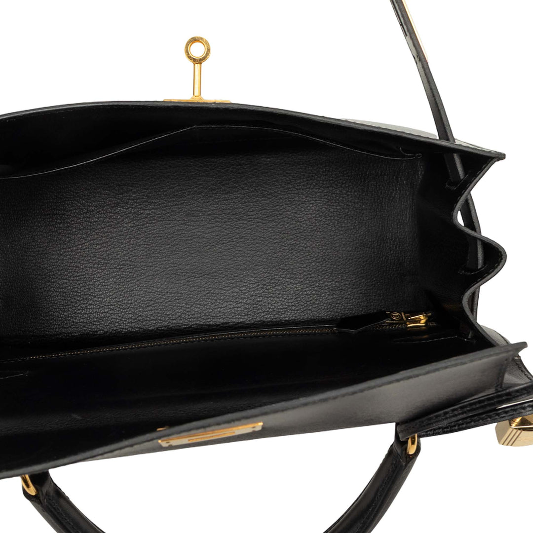 Box Veau Kelly Sellier 28 Box Noir