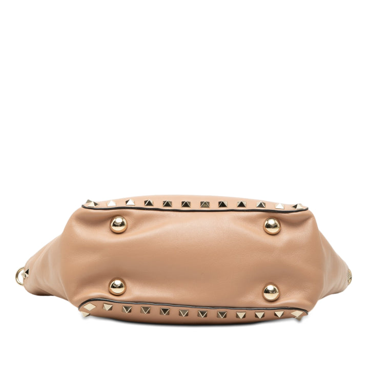 Valentino Mini Cuir Rockstud Trapeze Sac