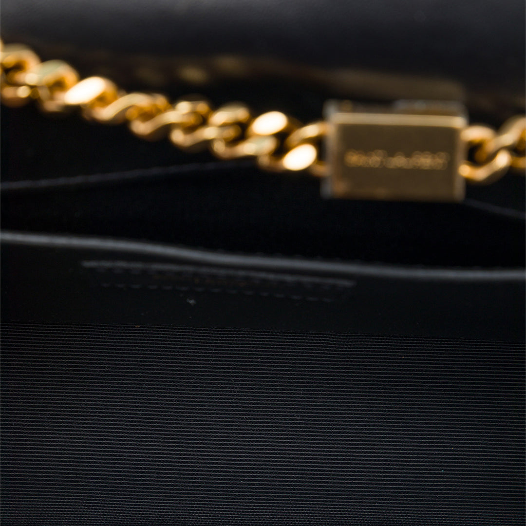 Saint Laurent Glitter Kate Sac Petit Bleu – vue 4 – GABY PARIS