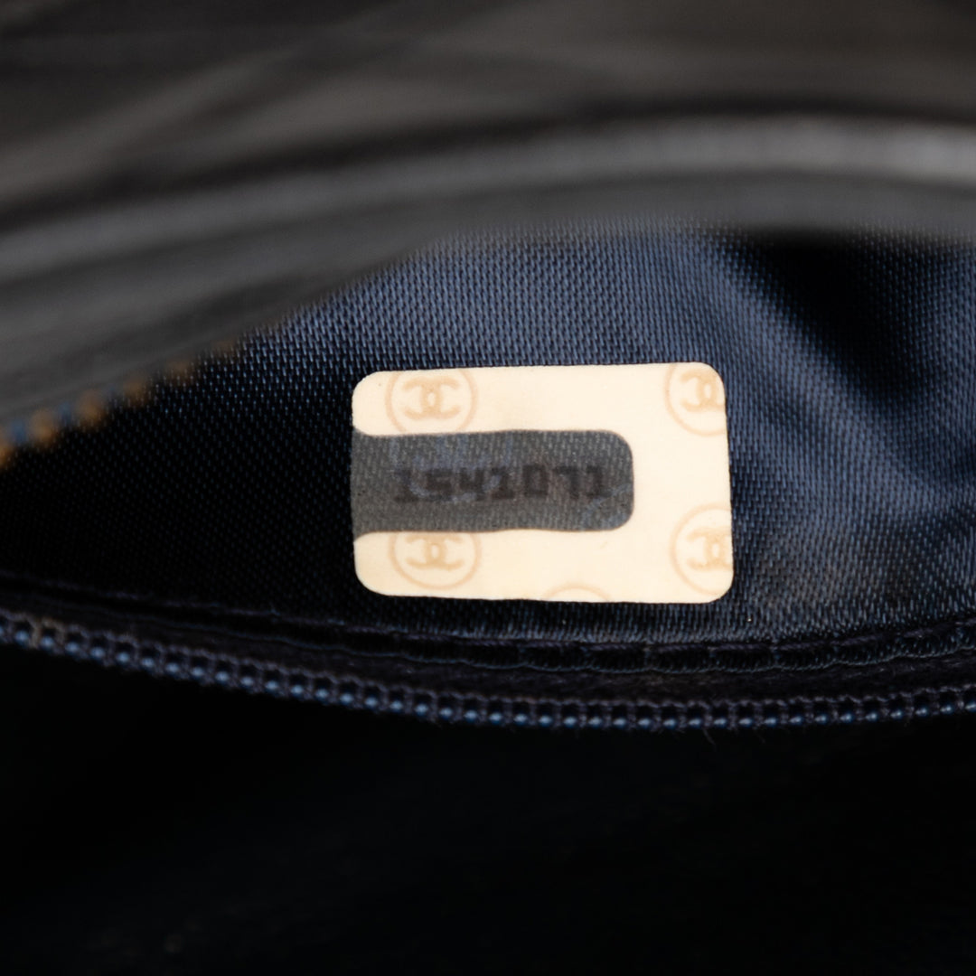 Chanel Mini Quilted Cuir d’agneau Chain Cabas Noir