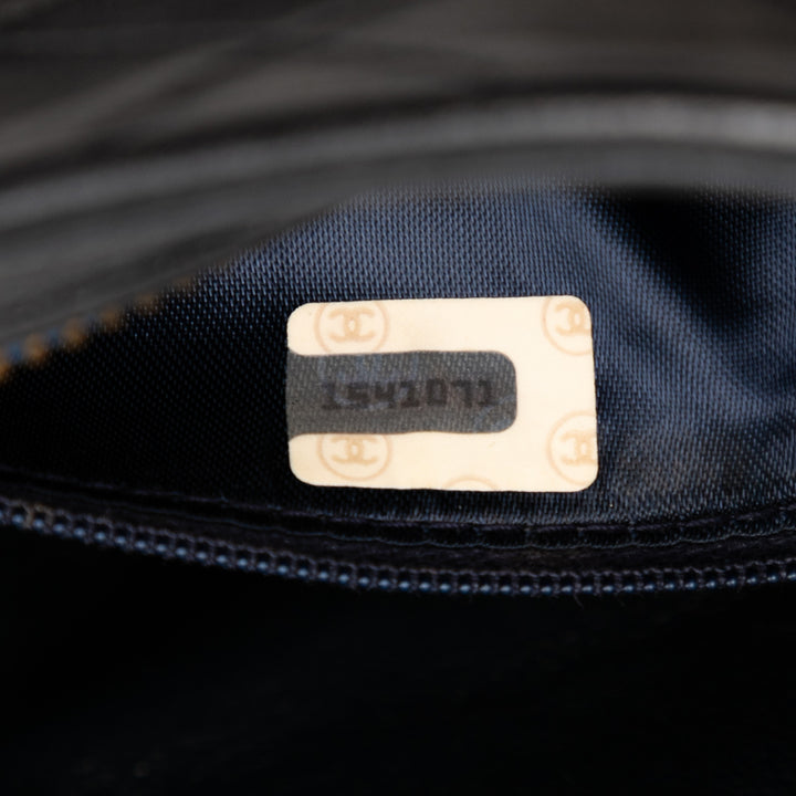 Chanel Mini Quilted Cuir d’agneau Chain Cabas Noir