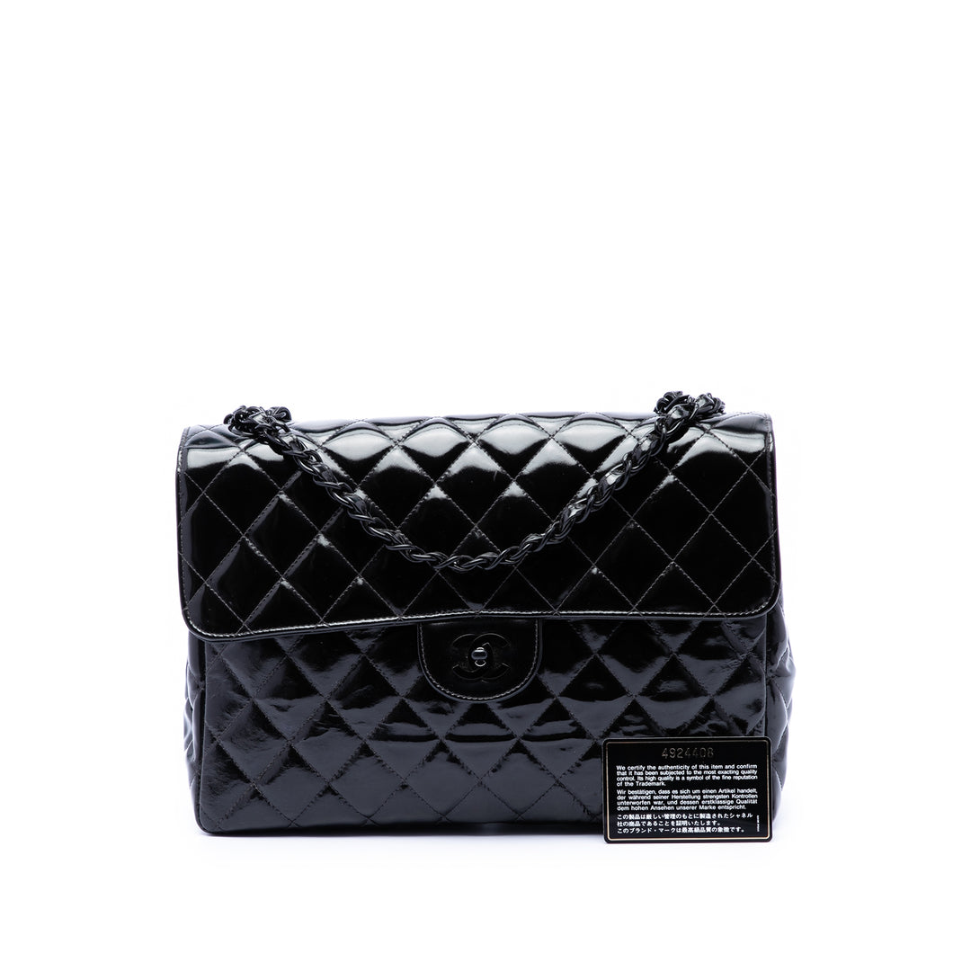 Chanel Classic Rabat simple Jumbo Cuir
