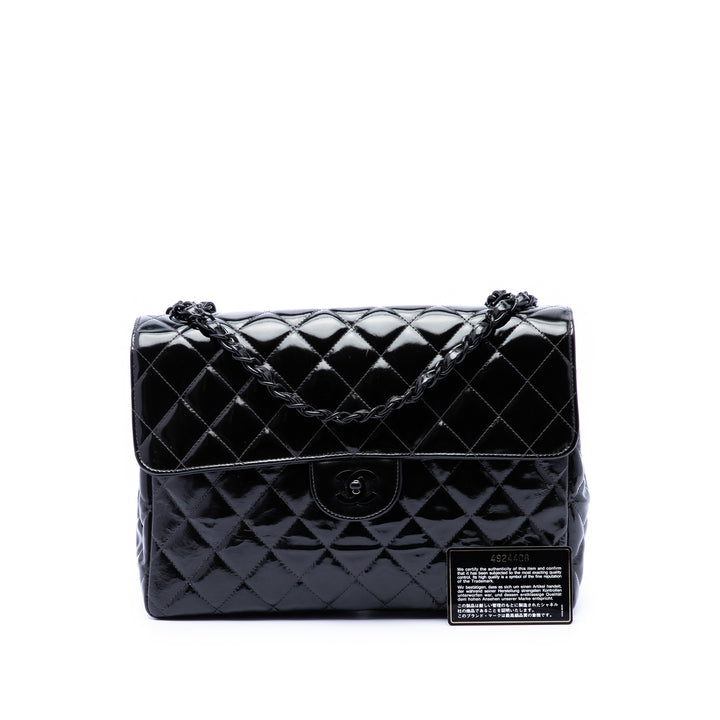 Chanel Classic Rabat simple Jumbo Cuir