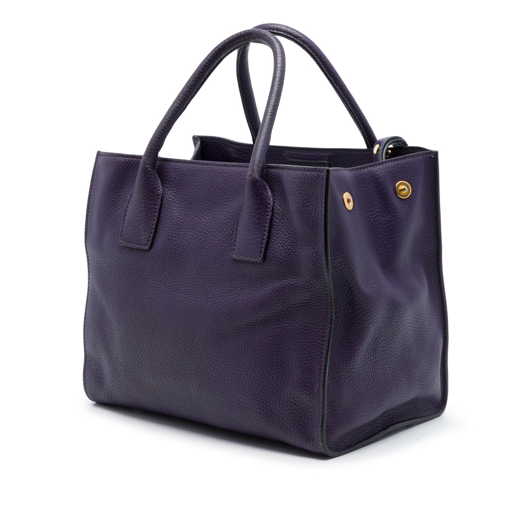 Prada Vitello Daino Open Cabas Cuir