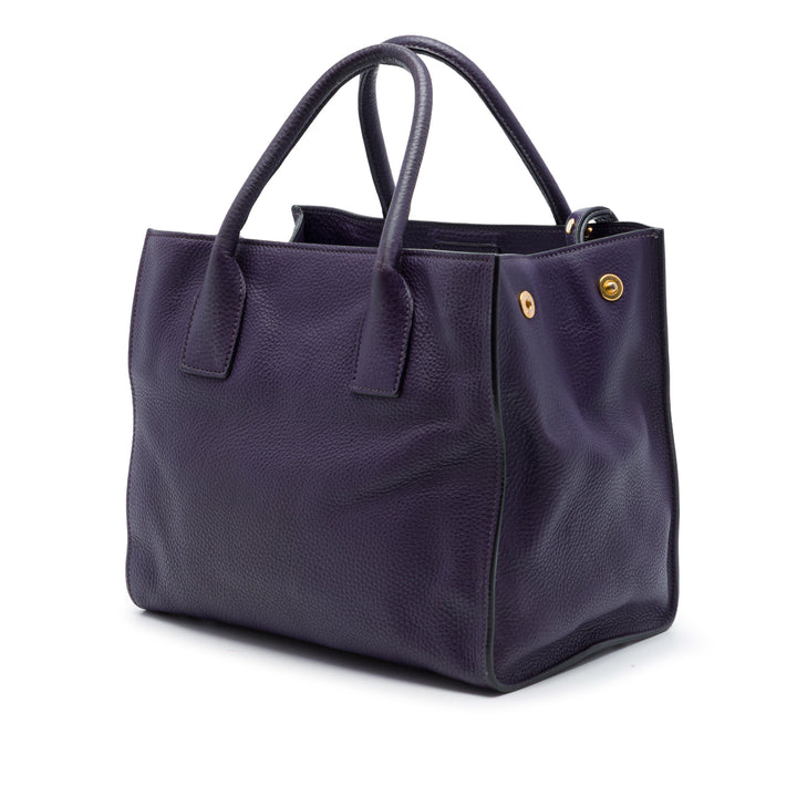 Prada Vitello Daino Open Cabas Cuir