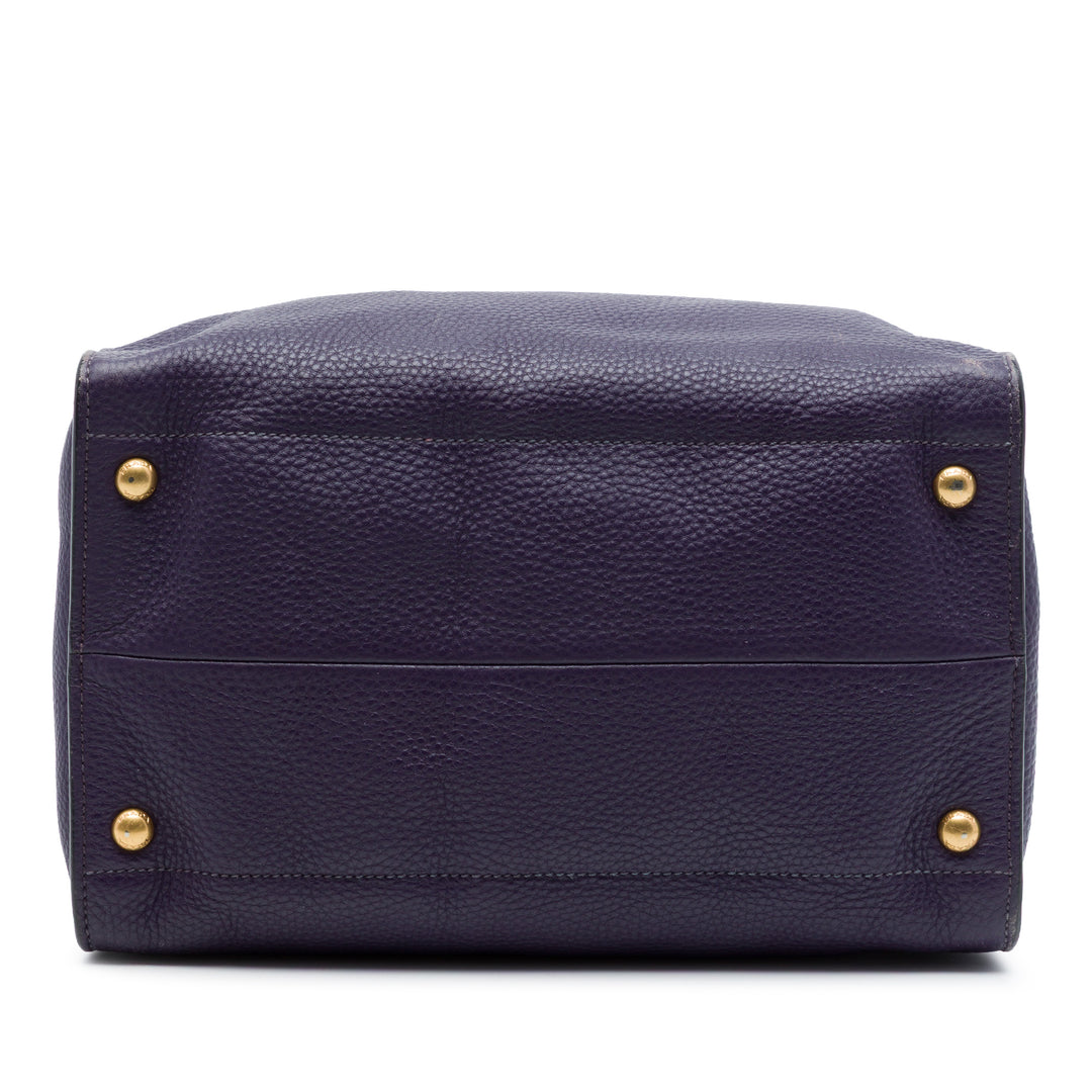 Prada Vitello Daino Open Cabas Cuir