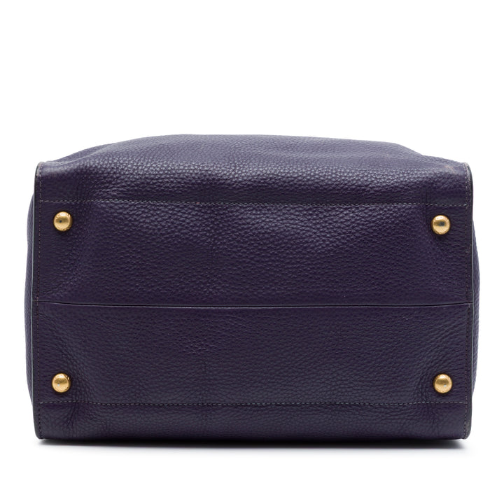 Prada Vitello Daino Open Cabas Cuir