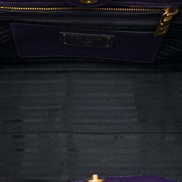 Prada Vitello Daino Open Cabas Cuir