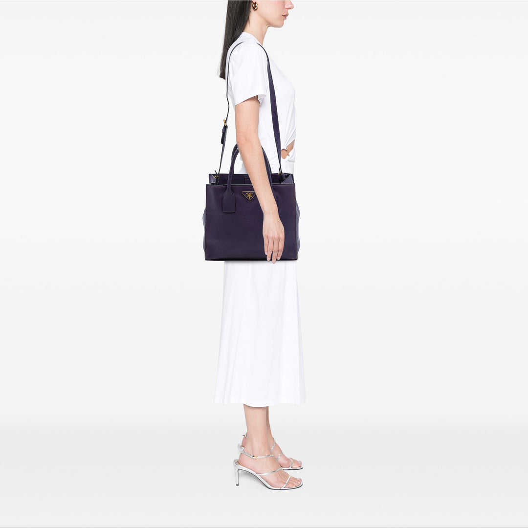 Prada Vitello Daino Open Cabas Cuir