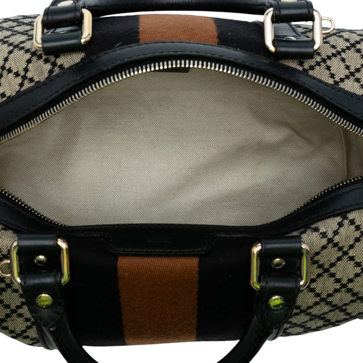 Gucci Small GG Toile Web Joy Boston Bag Marron – GABY PARIS Authentique