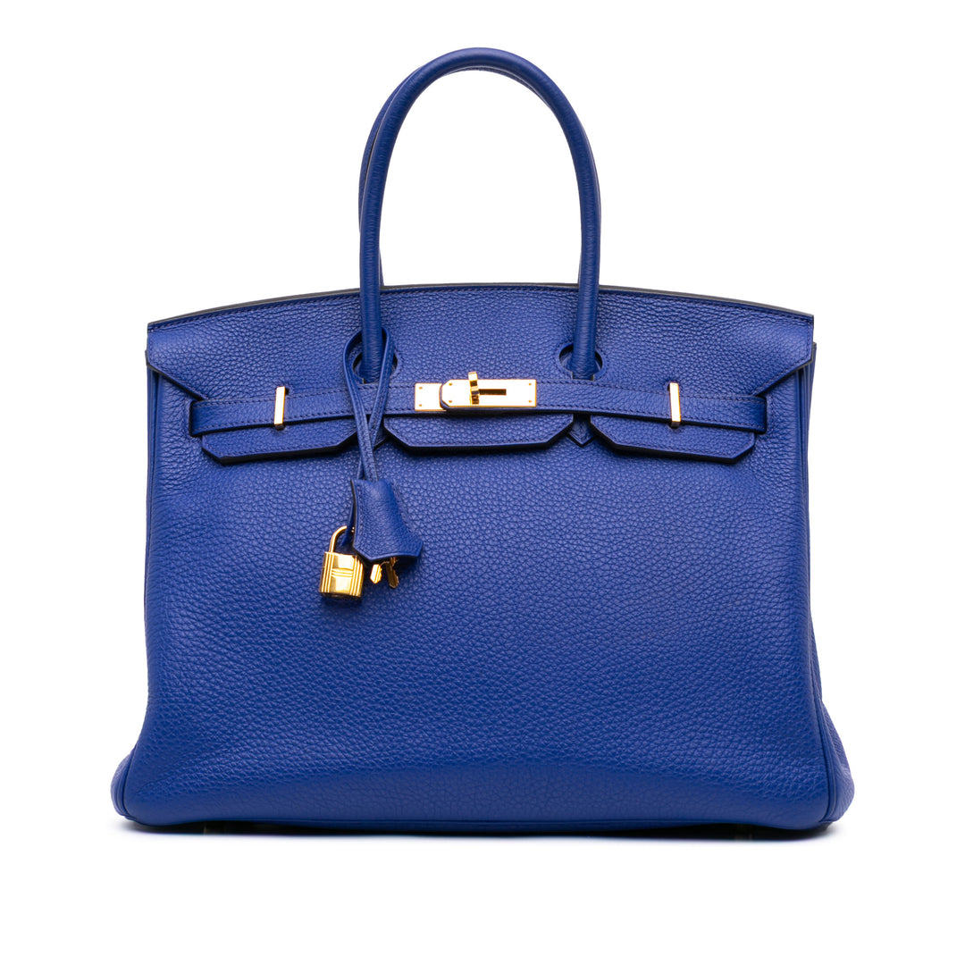 Togo Birkin Retourne 35 Blue - Gaby Paris