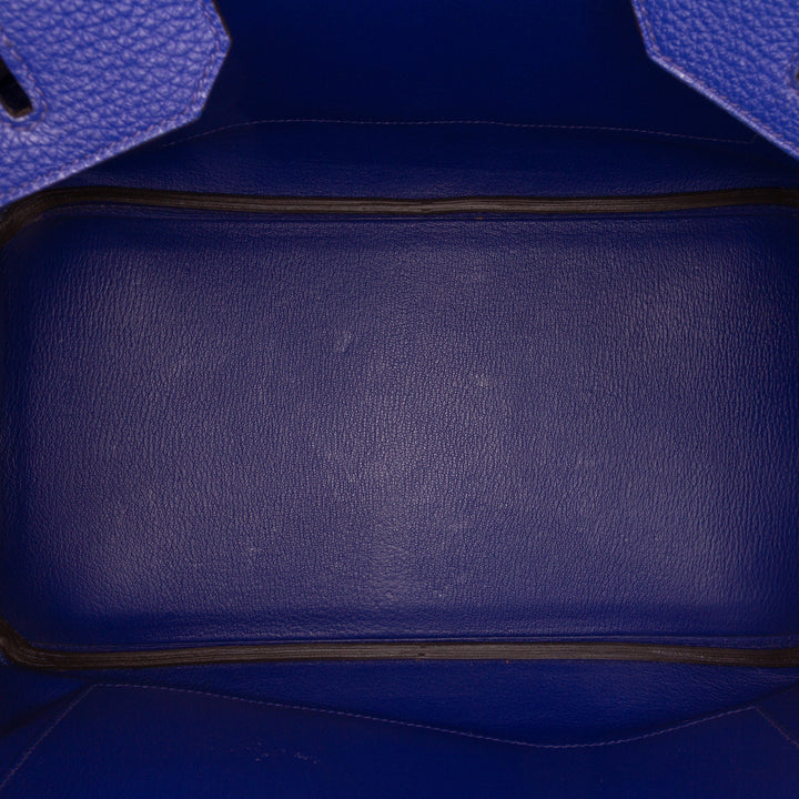 Togo Birkin Retourne 35 Blue - Gaby Paris