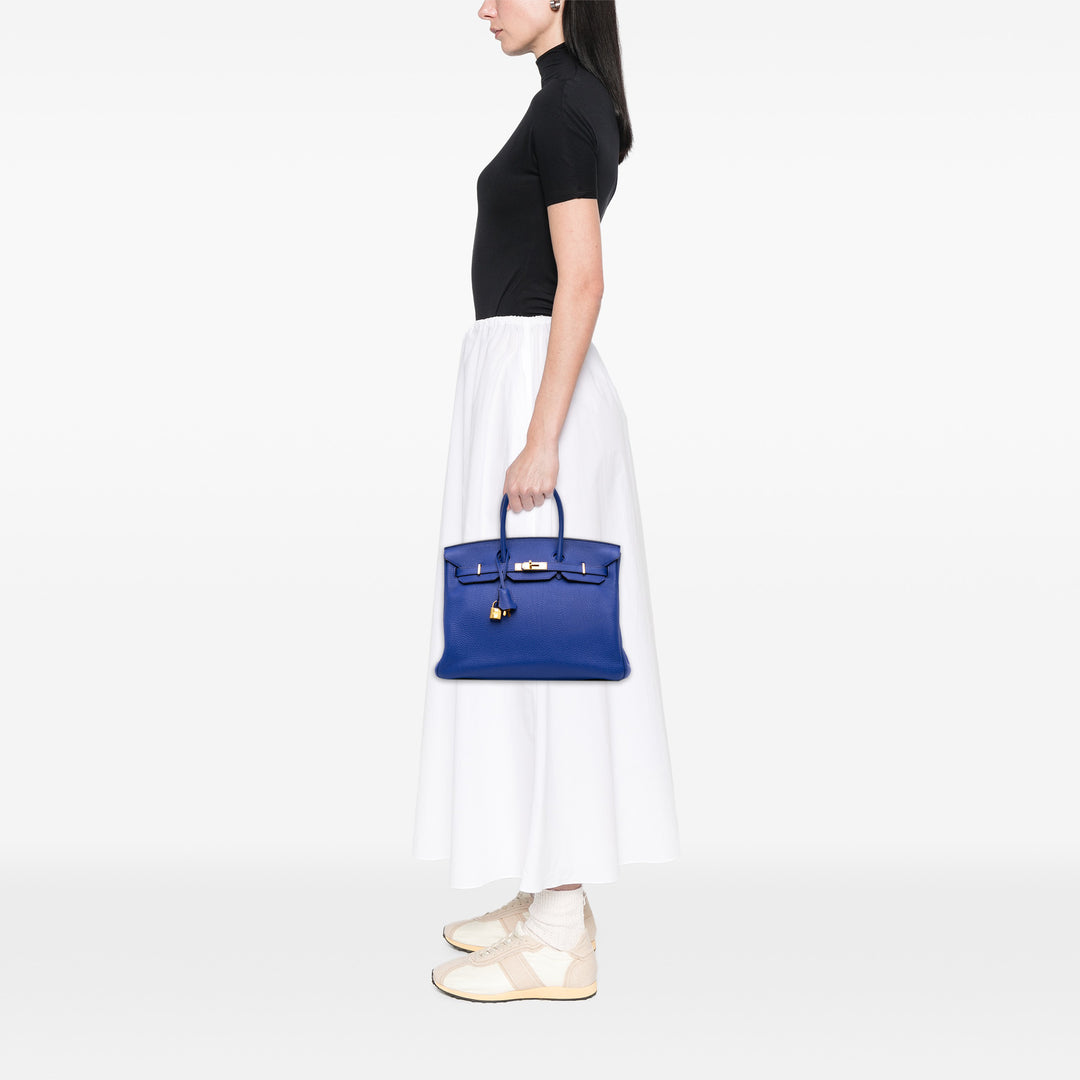 Togo Birkin Retourne 35 Blue - Gaby Paris
