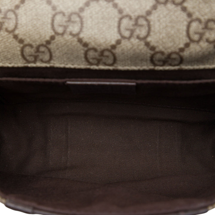 Gucci Ceinture Web GG Supreme Beige – vue 4 – GABY PARIS