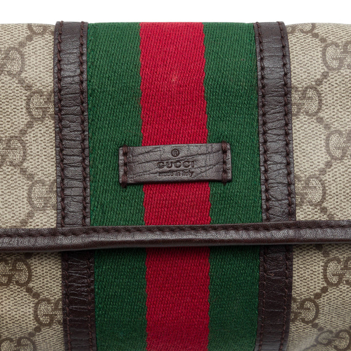 Gucci Ceinture Web GG Supreme Beige – vue 5 – GABY PARIS