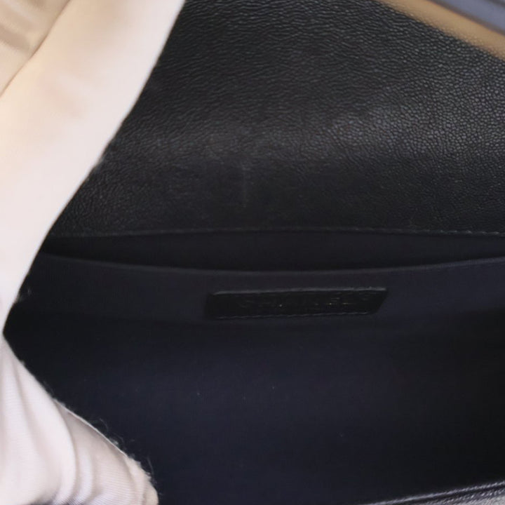 Chanel Old Medium Matelassé Caviar Boy à rabat