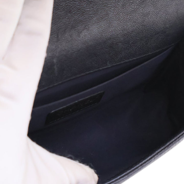 Chanel Old Medium Matelassé Caviar Boy à rabat