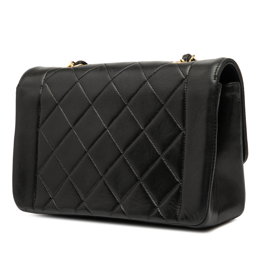 Chanel Small Cuir d’agneau Diana Flap Noir – GABY PARIS Authentique