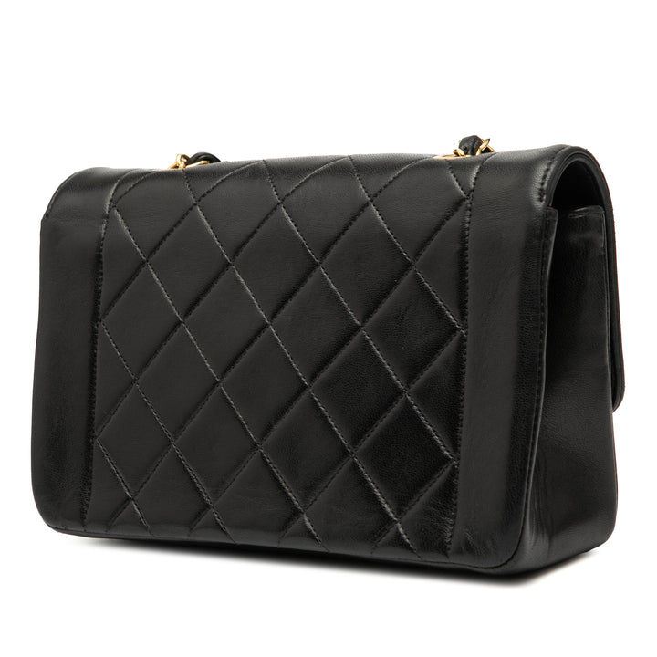 Chanel Small Cuir d’agneau Diana Flap Noir – GABY PARIS Authentique