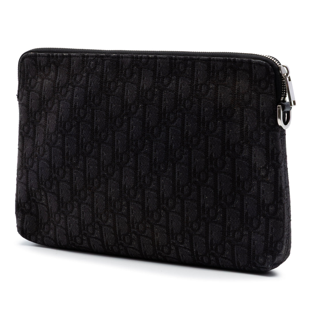 Dior Oblique Toile A4 Zipped Pochette