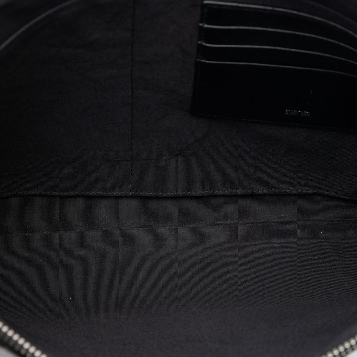 Dior Oblique Toile A4 Zipped Pochette
