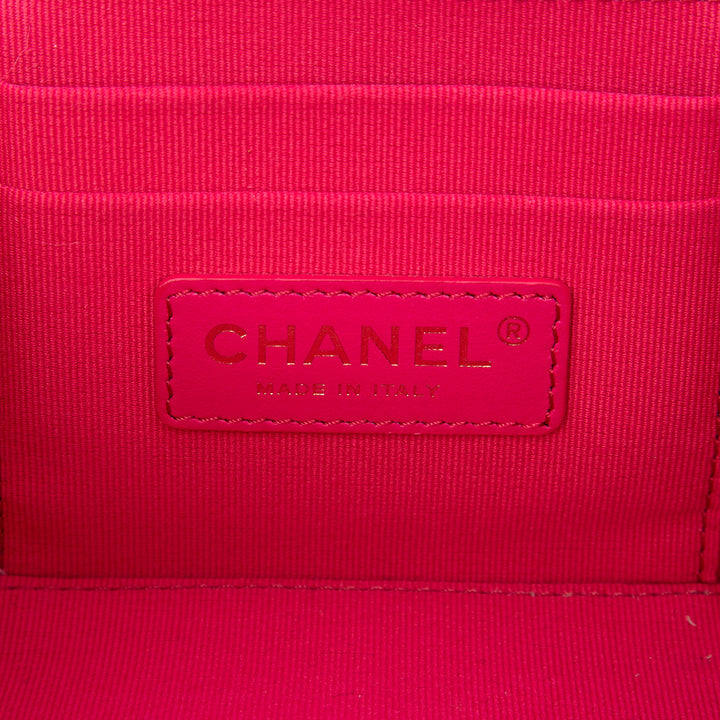 Chanel Vanity CC Matelassé avec chaîne Cuir de veau Noir – vue 5 – GABY PARIS