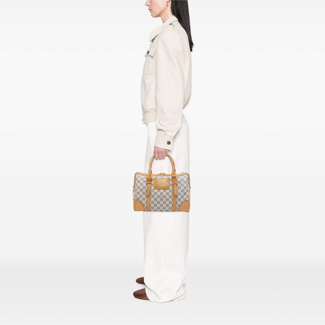 Berkeley Damier Azur Blanc