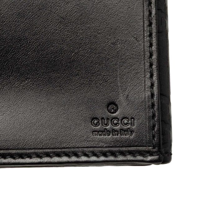 Guccissima Continental Portefeuille Noir