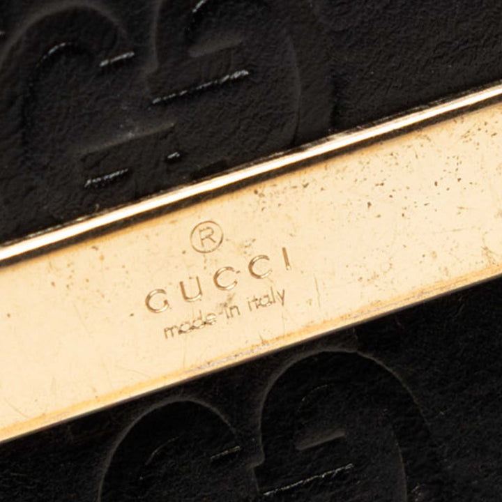Guccissima Continental Portefeuille Noir