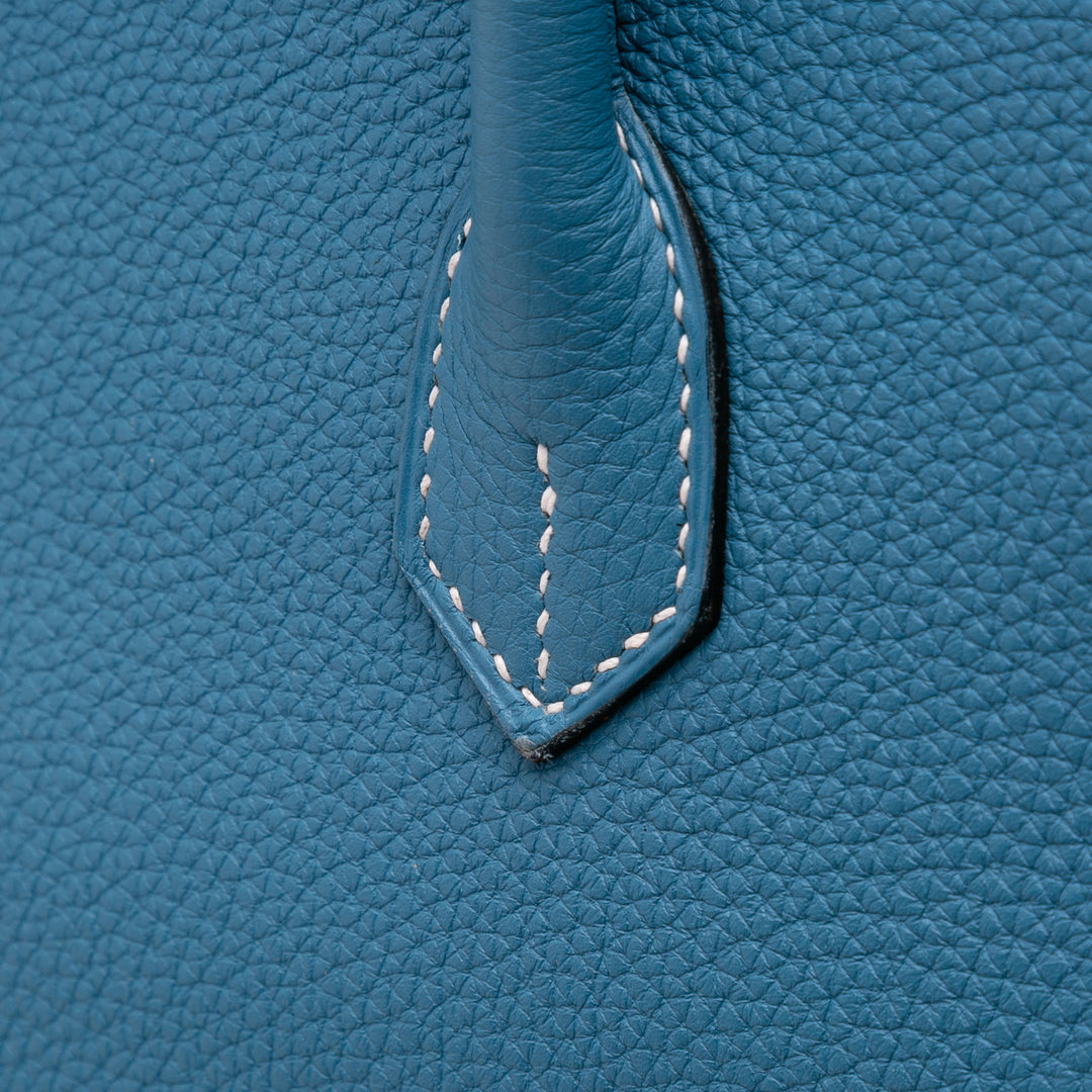 Hermès Togo Birkin Retourne 35 Bleu
