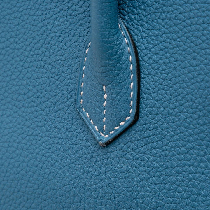 Hermès Togo Birkin Retourne 35 Bleu