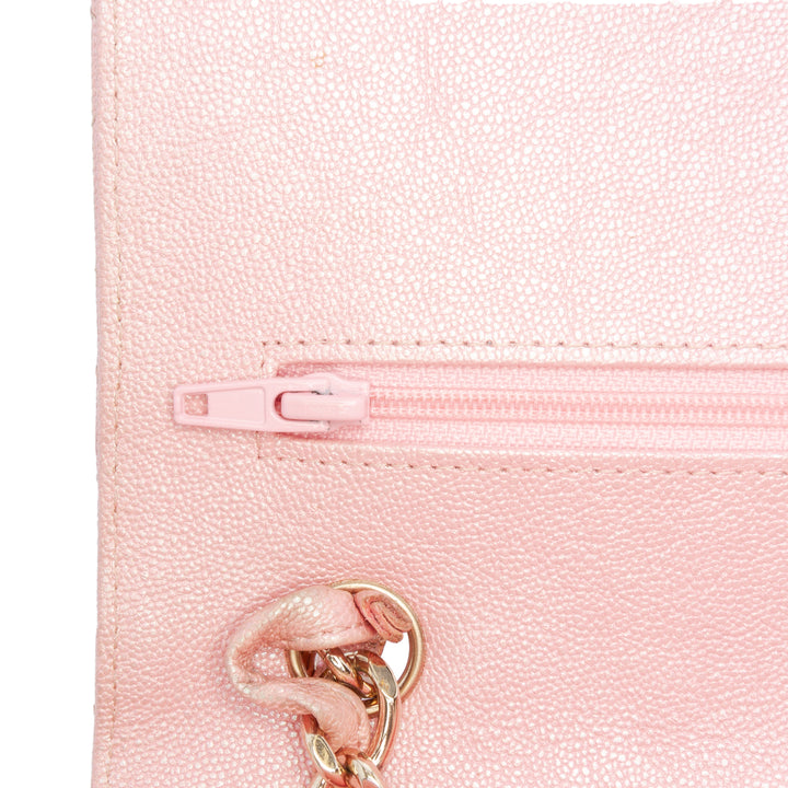 Chanel Jumbo Classic Iridescent Caviar Double rabat