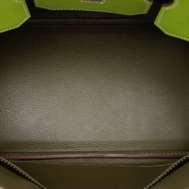 Hermès Epsom Candy Verso Birkin Retourne 35
