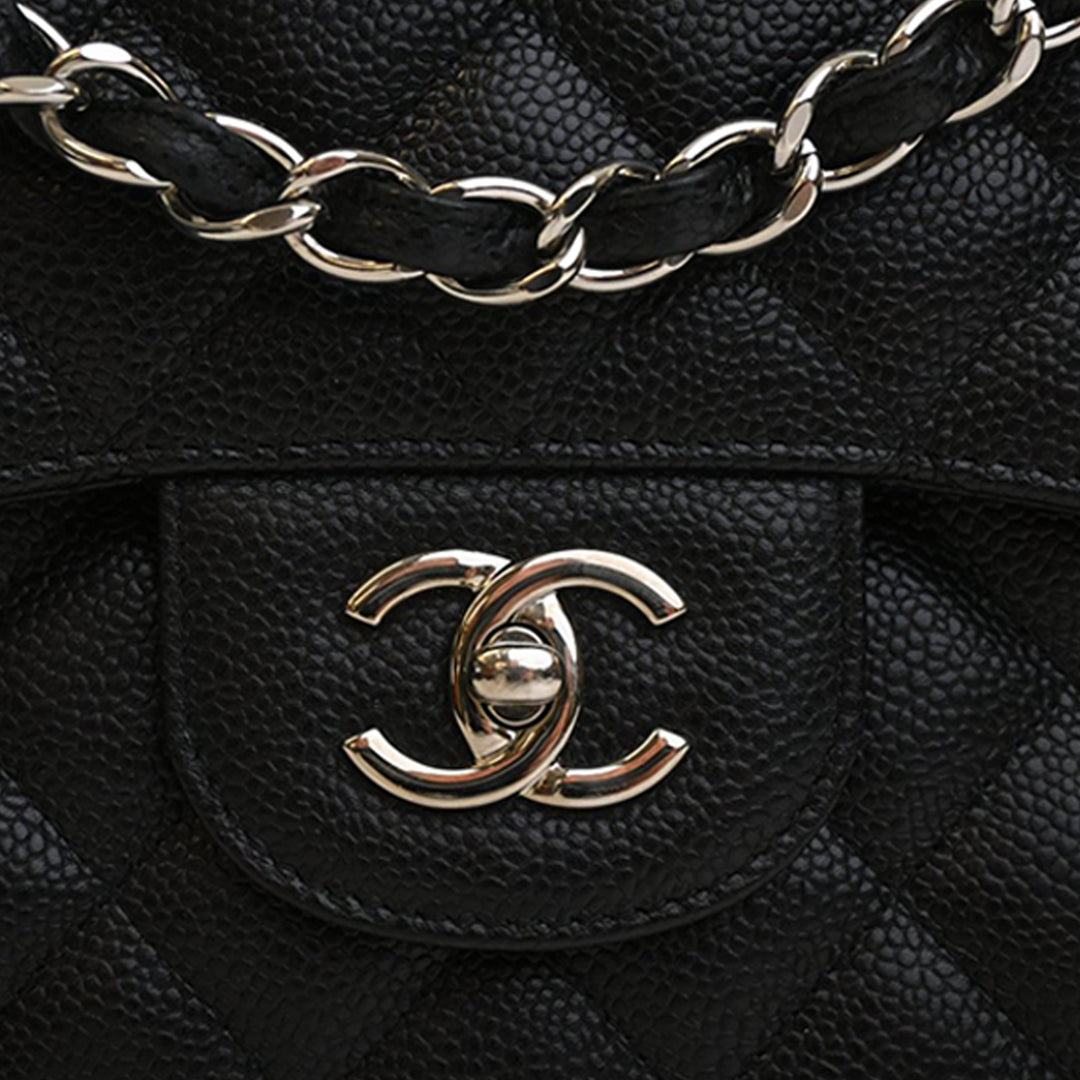 Chanel Jumbo Classic Caviar Double rabat